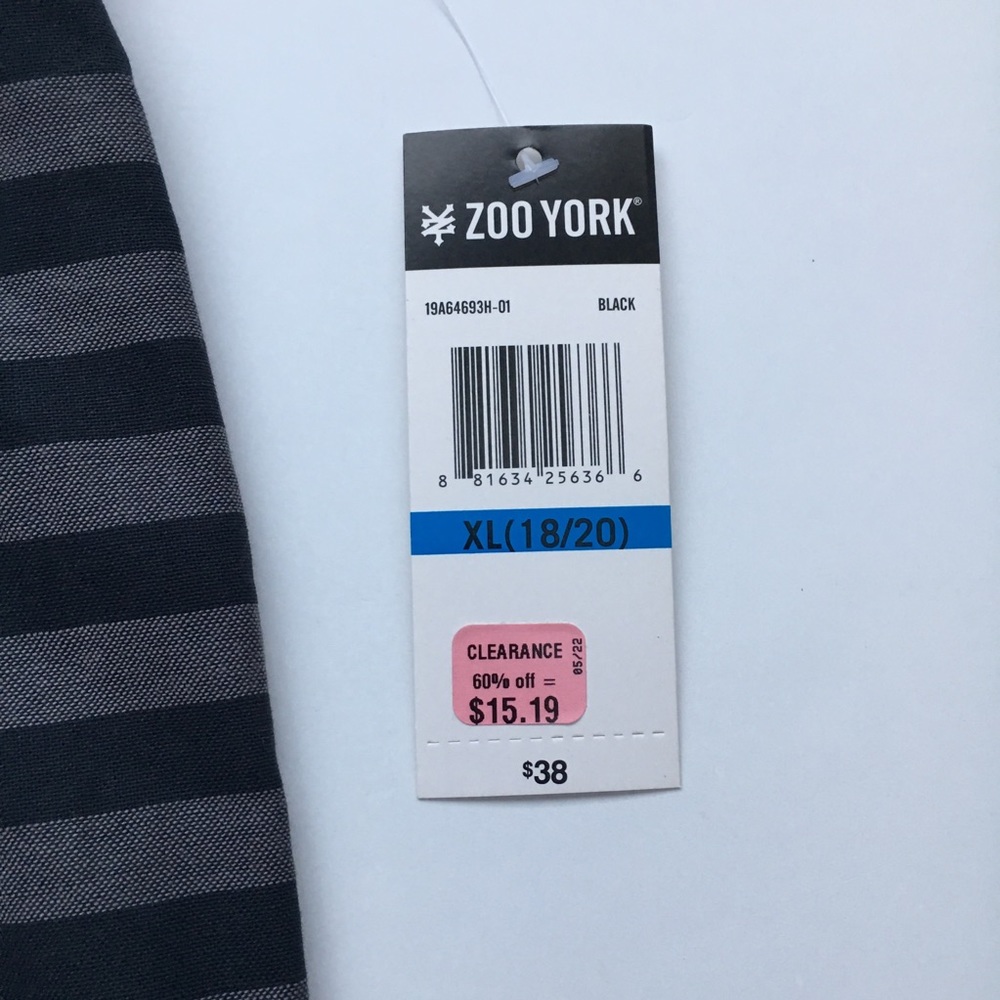 Boys SS Button-Up Top - Picture 4 of 6